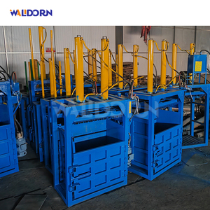 Walldorn Small Compact Scrap Cardboard Plastic <b>Film</b> Hydraulic Electric Automatic Vertical Baling Machine - Product Image 6
