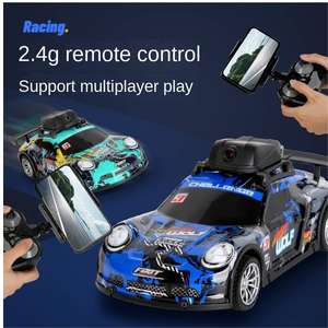 2.4G caméra sport Rc <span class=keywords><strong>voiture</strong></span> FPV caméra télécommande <span class=keywords><strong>voiture</strong></span> de course avec lumières APP <span class=keywords><strong>vidéo</strong></span> en temps réel prendre des Photos 4CH Rc dérive <span class=keywords><strong>voiture</strong></span> enfants - Product Image 4