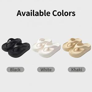 Sandalias de tacón alto para mujer, estilo flip-flop, antideslizantes, ecológicas, impermeables, para playa, interior/exterior - Product Image 6