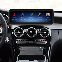Android 14,9 IPS Pantalla de coche GPS 4 + 64G 2015-2019 NTG5.0 Radio de coche para Mercedes Benz Clase C W205 compatible con 4G DSP inalámbrico Carplay