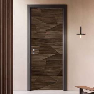 Portes intérieures modernes en bois massif ignifugées BASEN pour villa - Solutions OEM personnalisées - Product Image 1