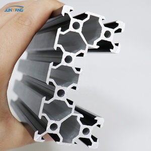 Usine <span class=keywords><strong>Alu</strong></span> Vente à Chaud 1515 2020 <span class=keywords><strong>3030</strong></span> 3060 5050 Fente en V Fente en T Ligne d'assemblage industrielle d'extrusion d'aluminium Profilés en aluminium - Product Image 5