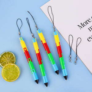 BECOL toptan komik canlı katlanabilir dekorasyon tükenmez kalem bükülebilir katlanabilir deforme plastik tükenmez kalem çocuklar için hediye - Product Image 6