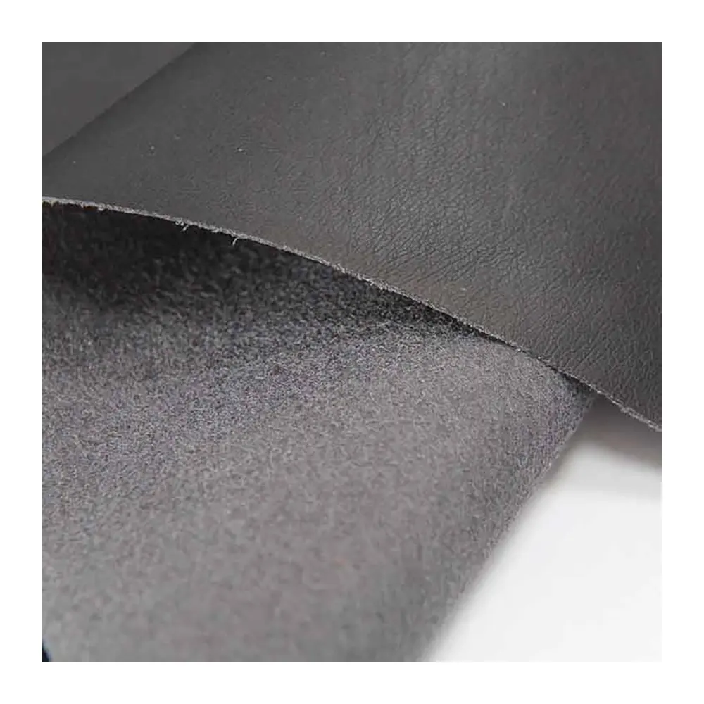 Free Sample Black Color 0.6mm Soft Lining Material Artificial Microfiber Leather