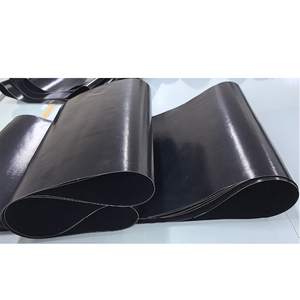 Sabuk datar transmisi PTFE tahan suhu tinggi sabuk mesin sekering tak berujung hitam - Product Image 1