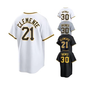 Custom Baseball Softball Jersey <b>Heat</b>-Transfer Printed Polyester Breathable Anti-Bacterial Quick Dry Sportswear Uniform Pockets - Product Image 1