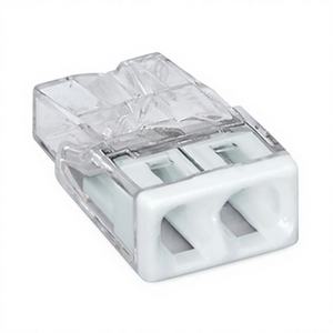 ขายส่งขั้วต่อสายไฟแบบกด Wagos รุ่น <span class=keywords><strong>2273</strong></span> ซีรีส์ <span class=keywords><strong>2273</strong></span>-202/203/204/205/<span class=keywords><strong>208</strong></span>  วัสดุโพลีคาร์บอเนต (PC) โปร่งใส ใช้ได้กับ PCB - Product Image 1