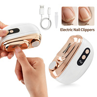 Coupe-ongles électrique rechargeable USB 2 en 1, lime à ongles électrique, coupe-ongles rechargeable, polisseur d'ongles pour bébé