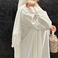 E-29 Meilleure vente Dubaï 2024 EID Vêtements islamiques de luxe Cardigan Abaya Robe musulmane pour femmes