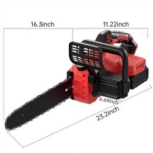 <span class=keywords><strong>Tronçonneuse</strong></span> électrique portable YOSHU de 16 pouces, mini, rechargeable, <span class=keywords><strong>batterie</strong></span> lithium-ion 4,0 Ah, sans fil, sans balais, 42 V, 1200 W, 21000 tr/min - Product Image 5