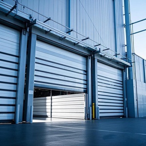 Puerta Rígida de Alta Velocidad con Diseño en Espiral, de Aluminio, con Radar, Persianas Eléctricas Enrollables, para Seguridad Exterior, Puerta Industrial para Garaje - Product Image 2