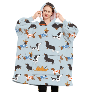 Felpe da donna in <span class=keywords><strong>pile</strong></span> Sherpa con cappuccio personalizzato <span class=keywords><strong>coperta</strong></span> con cappuccio oversize <span class=keywords><strong>coperta</strong></span> con cappuccio per adulti in porcellana cinese - Product Image 1