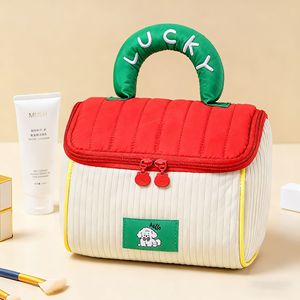 Borsa per il Trucco a Forma <span class=keywords><strong>di</strong></span> Casetta, Grande Capacità per Trasportare e Conservare Oggetti, <span class=keywords><strong>Regalo</strong></span> per Damigelle, Borsa Essenziale <span class=keywords><strong>da</strong></span> Viaggio - Product Image 5