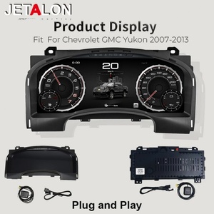 Navirider 15,1 pouces, écran numérique de tableau de bord pour voiture, GMC Chevrolet Silverado Tahoe Suburban Yukon 2007-2014, écran IPS OLED 1920x720, USB - Product Image 5