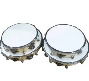 wholesale musical instrument wooden tambourine price for sale