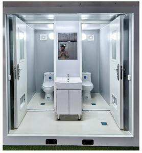 조립식 컨테이너 이동식 화장실 (샤워실 및 세면실 포함) 간편 설치, 공원용 현대적 디자인 - Product Image 5