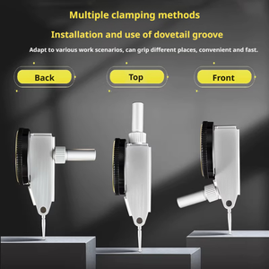 Indicador de Mostrador de Alavanca de Alta Precisão 0.01/0.001 com Rotação de 180 Graus, Micrômetros para Medição Industrial - Product Image 5