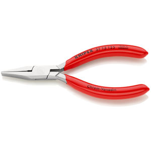 KNIPEX 37 13 125 Pince de mécanicien de précision recouverte de résine synthétique chromée 125 mm - Product Image 1