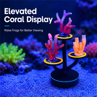 Support de Fixation pour Corail Fluorescent Coral Land – Base pour Frag de Corail, Support d'Élevage pour Aquarium, Décoration et Ornements pour Récif Aquatique