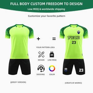 Camiseta de Fútbol Original de Calidad para Jugador, Tela de Secado Rápido, Uniformes de Club de Calidad Tailandesa, Personalizable para Equipos, Lisa - Product Image 4