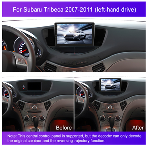 Autoradio Android Podofo Doppio Din 4+64G 9'' con Carplay Wireless e Android <span class=keywords><strong>Auto</strong></span> per <span class=keywords><strong>Subaru</strong></span> Tribeca 2007-2011, IPS DSP GPS RDS WIFI - Product Image 4