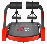 Appareil de mise en forme corporelle mécanique multifonctionnel avec rameur et aide à l'exercice abdominal pour la remise en forme et l'utilisation à domicile