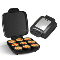 Aifa 1500W 4 tranches de machine à sandwich numérique détachable en acier inoxydable 3 en 1 gaufrier snacks 2 en 1 machine à sandwich
