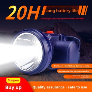 超亮 25W USB LED 头灯 便携式户外露营灯 带按钮 防水 IP65 适合徒步旅行和狩猎 - Product Image 2