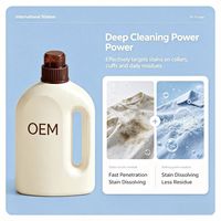 Détergent à lessive liquide concentré en gel parfumé au jasmin antibactérien OEM, formule portable pour vêtements