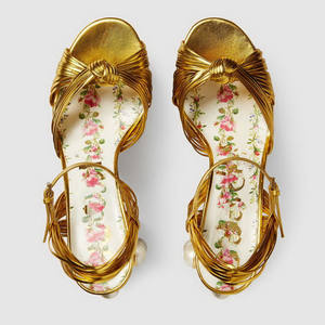 Sandales à plateforme à talon haut en caoutchouc élégantes avec broderie, à bride arrière, pour les mariages et les fêtes d'été, personnalisées par Xinzirain - Product Image 6