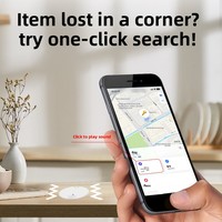 Traceur GPS pour animaux de compagnie AirTag, mini localisateur intelligent anti-perte, portable, pour vélo, voiture, dispositif de positionnement anti-perte, compatible iOS, matériau ABS