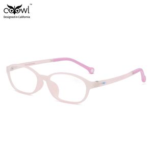 Gafas ópticas de diseñador para niños 2024, montura rectangular TR90 de alta calidad, luz antiazul, ajuste cómodo con Color de montura azul - Product Image 5