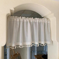 Cortina Opaca Transpirable Antipolvo Autoadhesiva de Estilo Japonés para Ventanas Pequeñas, Bloquea el Flujo de Aire