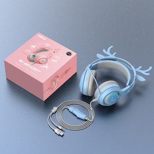 Auriculares con Cable para Juegos, Auriculares con Sonido Envolvente, Auriculares con Cable de 3.5 mm, Auriculares Supraaurales con Cable - Product Image 3