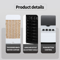 Kipas AC Elektrik 3in1 Menara Pendingin Udara/Humidifier/Pemurni Udara untuk Rumah Hotel Rumah Tangga dengan Kebisingan Rendah