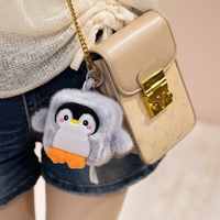 Vierkante Fruit & Dieren Knuffel Pluche Sleutelhanger Grappige Tas Charm Cadeau Op Maat Groothandel Pluche Speelgoed Fabrikant