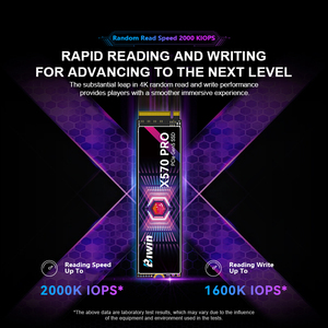 Vente en gros BIWIN M.2 NVMe X570 PRO 1 to-4 to PCIe5.0 bureau nouveau cache indépendant SSD interne - Product Image 5