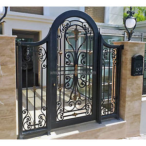 D'ouverture de porte intérieure en <span class=keywords><strong>fer</strong></span> <span class=keywords><strong>forgé</strong></span>, petite porte d'allée en acier <span class=keywords><strong>forgé</strong></span>, design de jardin, - Product Image 6