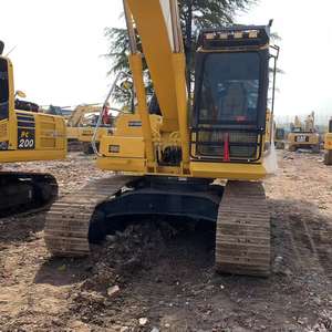 Excavatrice sur chenilles hydraulique Komatsu PC200-8 d'occasion, 20 tonnes, modèle 2021, vente incluant le moteur, la pompe, les composants principaux, stock direct - Product Image 4
