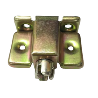 TOPLINK C001 Connecteur d'angle 3-en-1 pour meubles et armoires, en fer laminé à froid, plaqué zinc et laiton, avec vis croisée