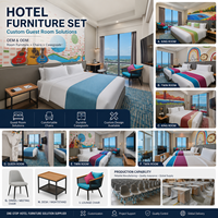 Fabricant de mobilier d'hôtel moderne commercial clé en main, fournisseur de ensembles complets de chambres à coucher