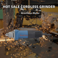 Meuleuse d'angle sans fil industrielle portable 115 mm à moteur sans balais, interrupteur à gâchette, 12000 tr/min, garantie 2 ans, pour usage domestique et bricolage – Offre Spéciale