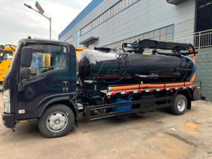 รถดูดสิ่งปฏิกูล ISUZU KV100 6CBM ปรับแต่งได้ พร้อมตัวเลือก 360 องศา °   แขนดูดอุจจาระแบบหมุนได้ สีที่สามารถเลือกได้ตามต้องการ - Product Image 4