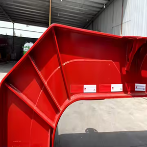 Semi-remorque à plateau surbaissé à 2/3/4 essieux, 80-120 tonnes, à col de cygne, à vendre - Product Image 2