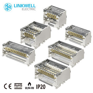 Bloc de distribution d'alimentation <span class=keywords><strong>sur</strong></span> <span class=keywords><strong>rail</strong></span> <span class=keywords><strong>DIN</strong></span> industriel Linkwell LK415 - Product Image 2