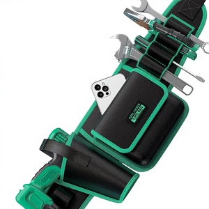 Arrise Thickened Electrician Special Waist <b>Bag</b> Wear Resistant <b>Tool</b> Hanging Multi-Functional Electric Drill Storage <b>Bag</b> 1680D - Product Image 3