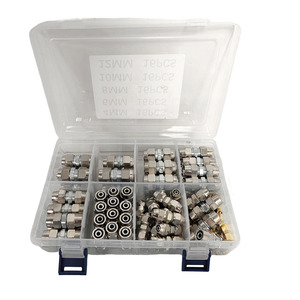 Meilleur <span class=keywords><strong>prix</strong></span>, raccords pneumatiques professionnels robustes, plaqués nickel, connecteurs rapides pour tuyau <span class=keywords><strong>d</strong></span>'air PU de 4/6/8/10/12 mm - Product Image 1