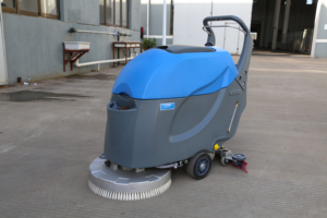 Lavasciuga Pavimenti a Spinta Manuale con Batteria, Macchina Autopropulsa per Lavaggio e Asciugatura Pavimenti - Product Image 2
