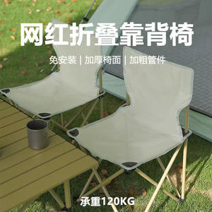 Yang Gongzi – Mini chaise pliante en aluminium, légère et portable, pour l'extérieur, le jardin, le camping, la pêche - Product Image 3