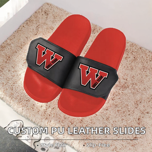 Sandalias Personalizables al por Mayor de Cuero PU con Tiras Ajustables, Chanclas Abiertas Antideslizantes para Hombre y Mujer, Pantuflas de Invierno - Product Image 6
